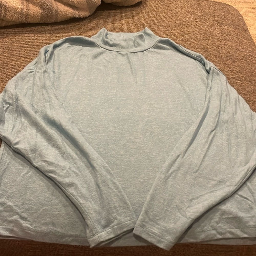 Blue sweater very soft, size large